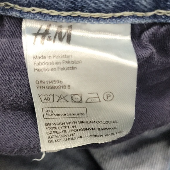 Denim &Denim Light Blue Jeans with Button Accent - Picture 14 of 14